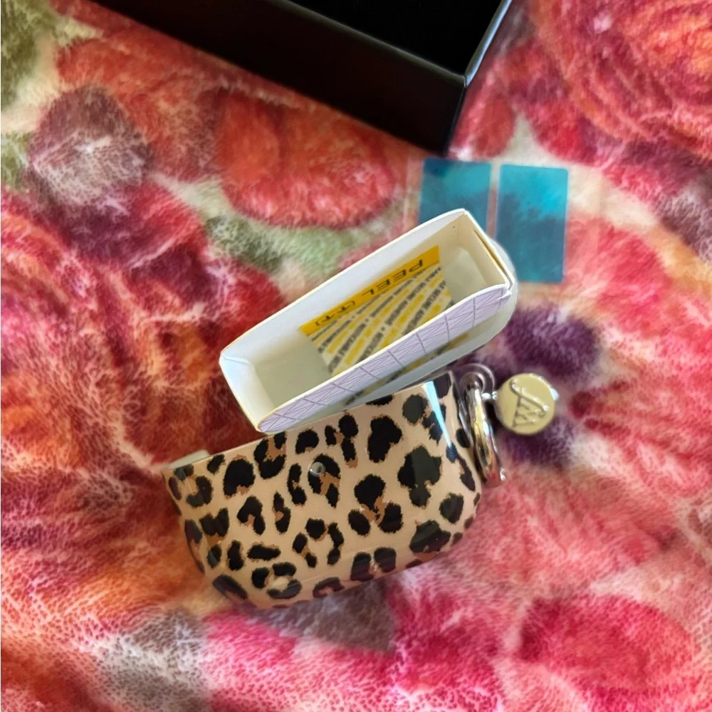 Wildflowers Leopard Print AirPods Case